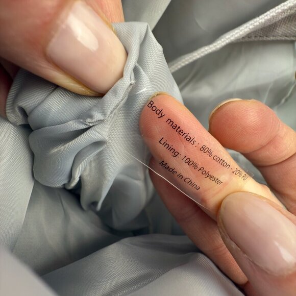 ISSEYβ MYIAKE Parfums Silver Grey Cotton Tote Bag - Picture 5 of 5